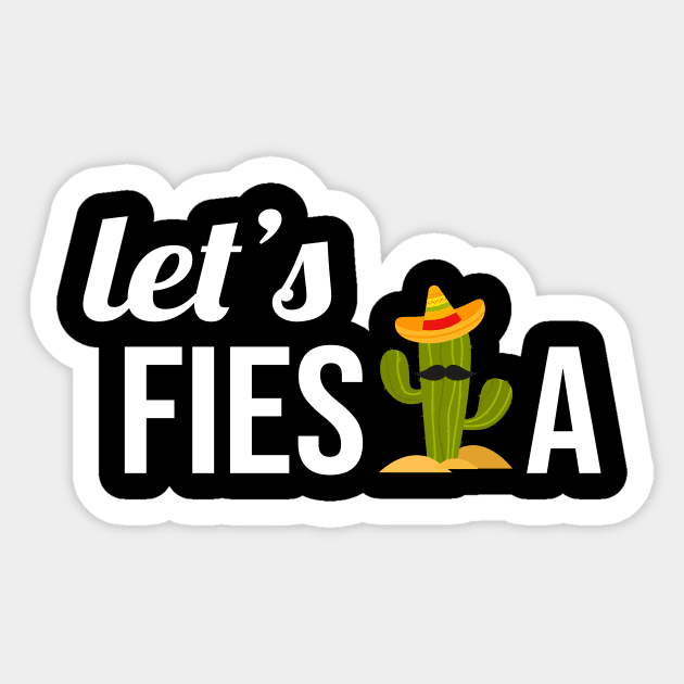 Let's Fiesta Sticker by teesumi